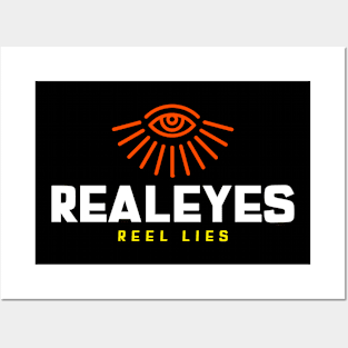 REAL EYES | REEL LIES (Orange) Posters and Art